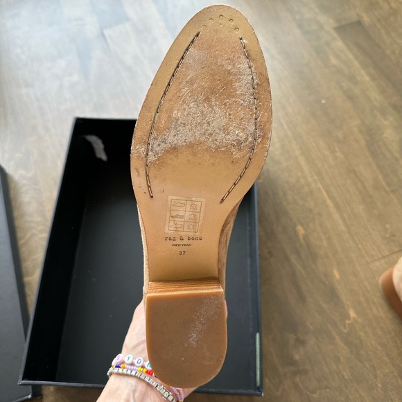 Rag & Bone Walker camel suede boots - Picture 6 of 8